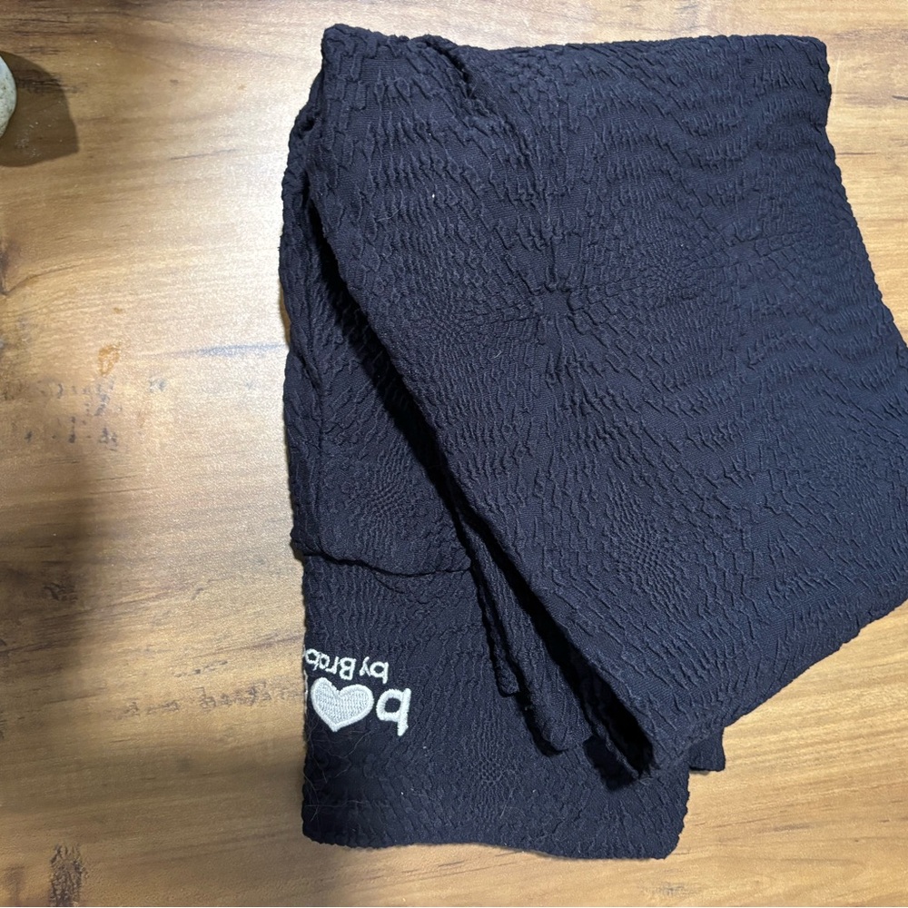 Booty by Brabants Black Textured Leggings Mermaid style